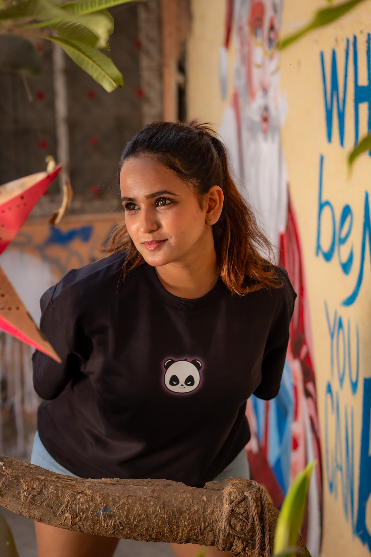Oversized T-shirt:     Bad Panda City