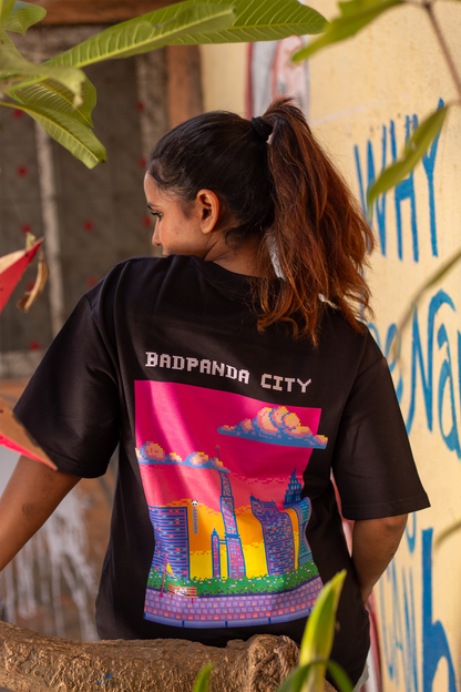 Oversized T-shirt:     Bad Panda City
